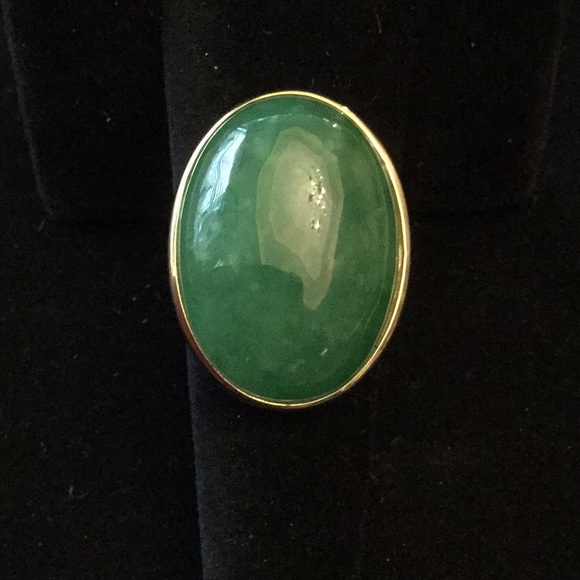 Gem & Mineral Show Atlanta Jewelry - Genuine Excellent Quality Jade Ring !